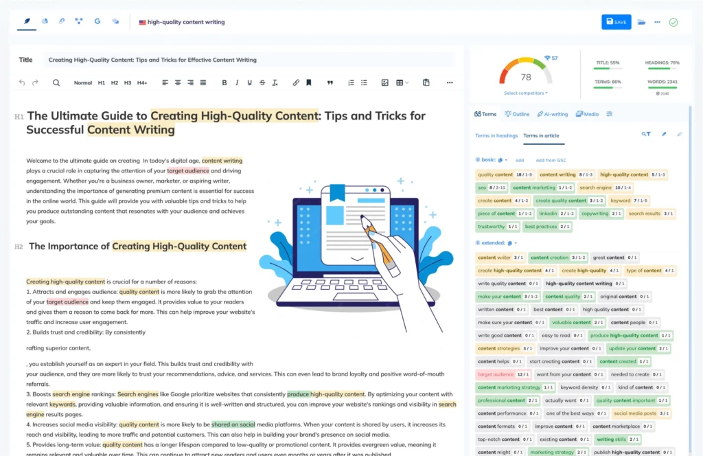 NeuronWriter: The Best Tool for AI Writing in 2024