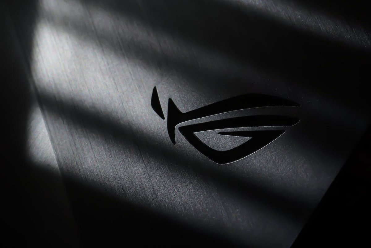 Asus Republic of Gamers Logo in Black and White