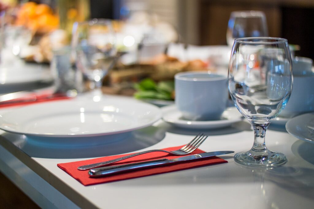 Close-up Photo of Formal Table Setting, Best Website Builder For Restaurants
