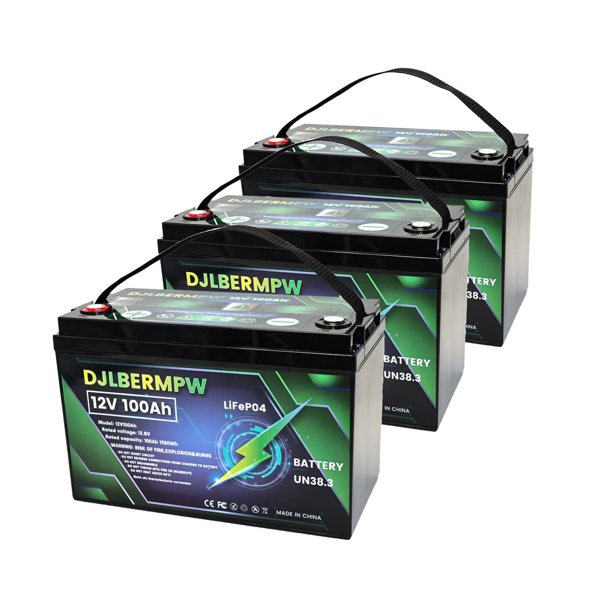 DJLBERMPW LiFePO4 Battery, Best Golf Cart Batteries