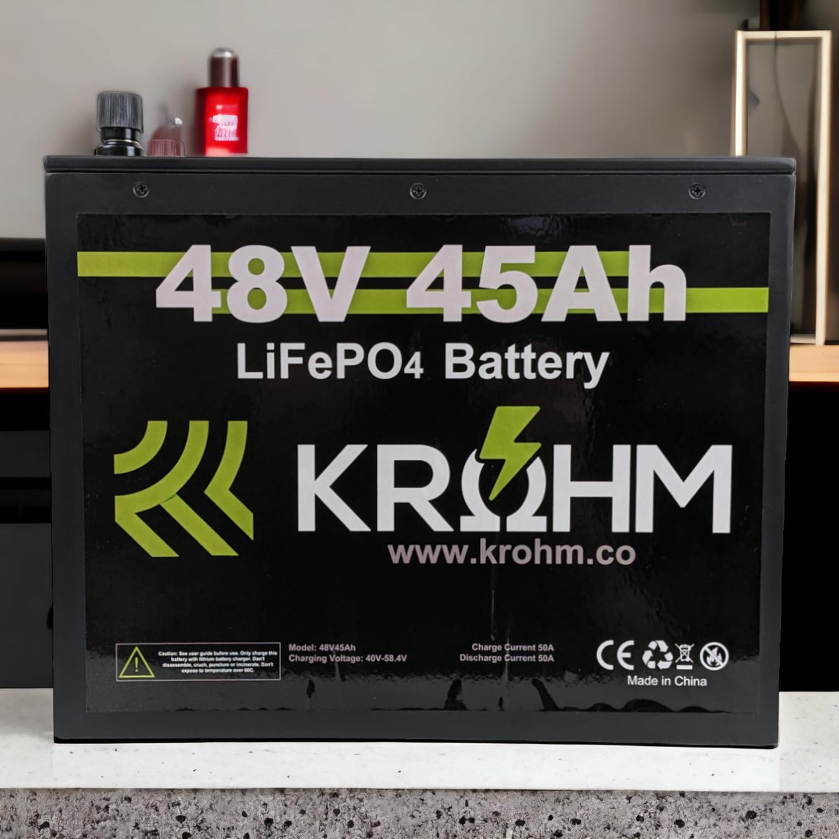 Krohm 48V 45Ah LiFePO4 Battery, Best Golf Cart Batteries