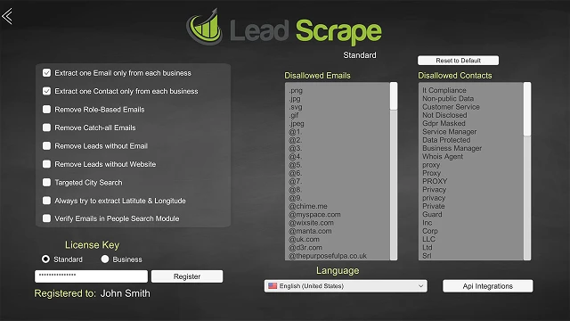 Lead Scrape