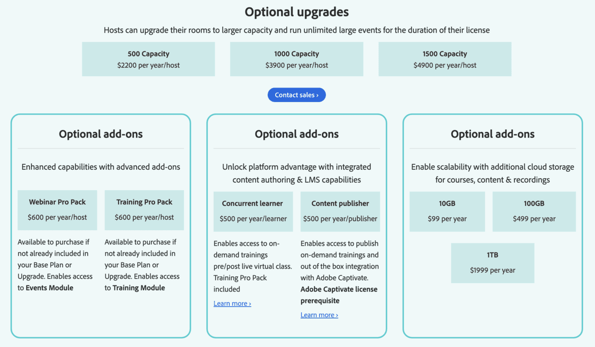 Adobe Connect Features