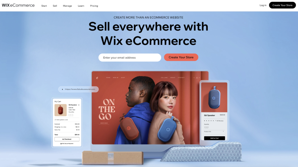 Wix ecommerce